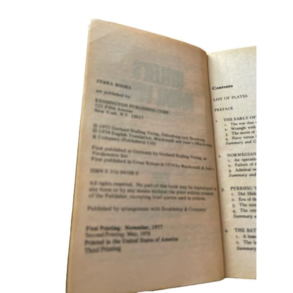 Hitlers Naval War 1974 Cajus Bekker World War II Combat Vintage Paperback - Picture 3 of 3